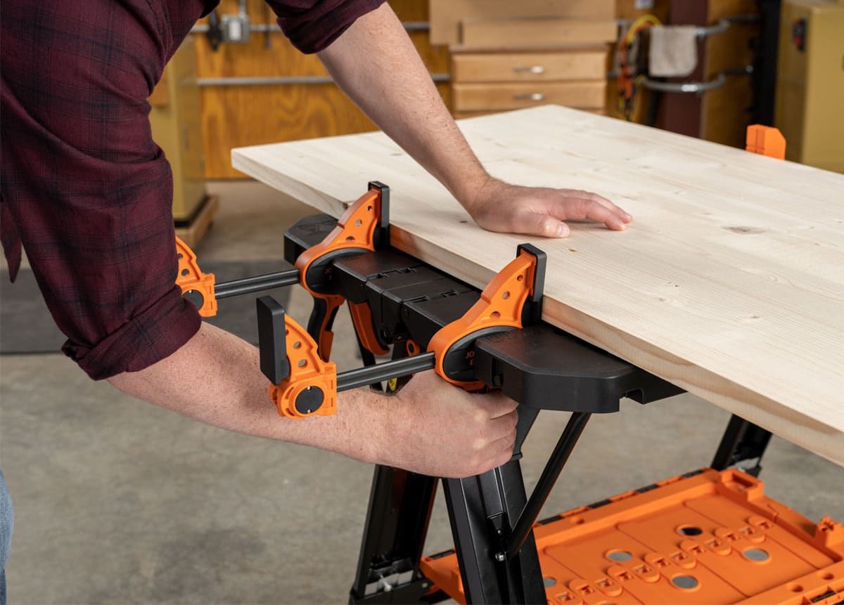 2-in-1 Clamping Worktable/sawhorse