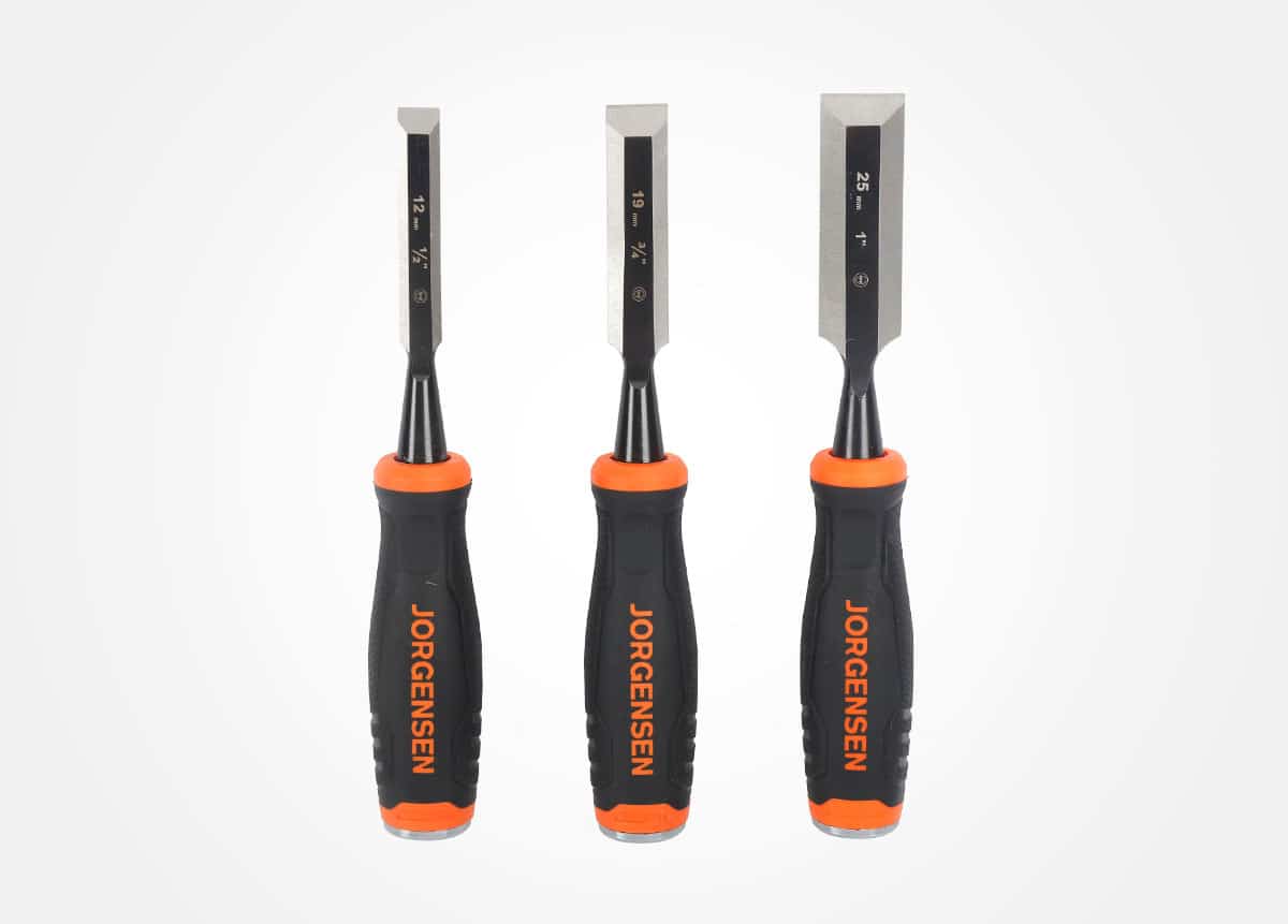 3-Piece Woodworking Chisel Set