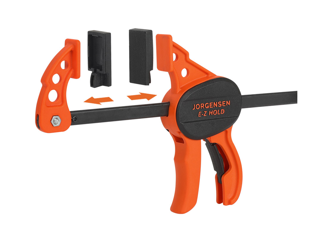 Work-protecting Clamp Pads for E-Z HOLD hobby bar clamp