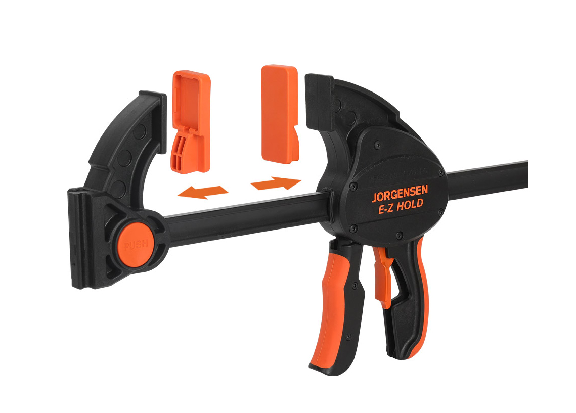 Work-protecting Clamp Pads for E-Z HOLD Heavy Duty Expandable Bar Clamp