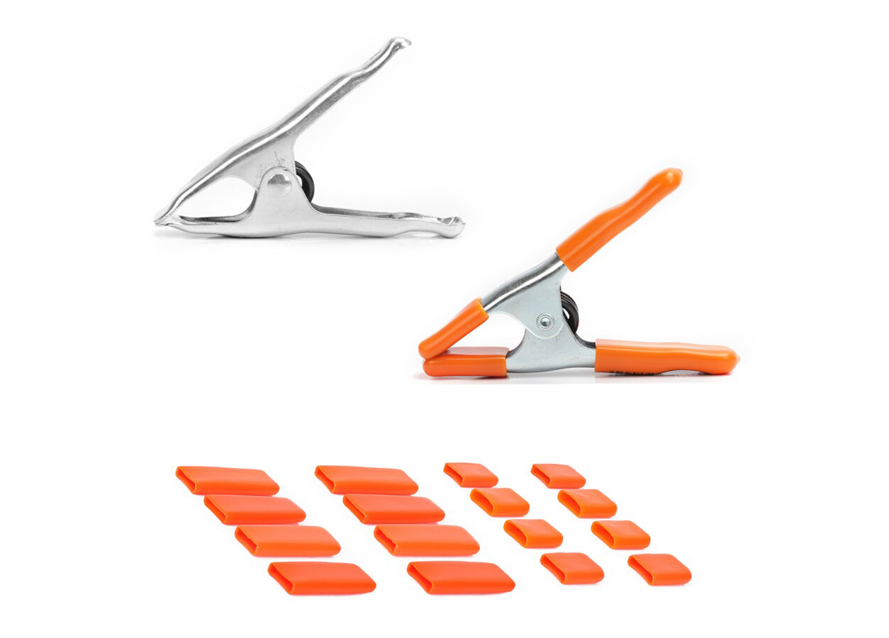 Work-protecting Clamp Pads for 1” Steel Spring Clamp