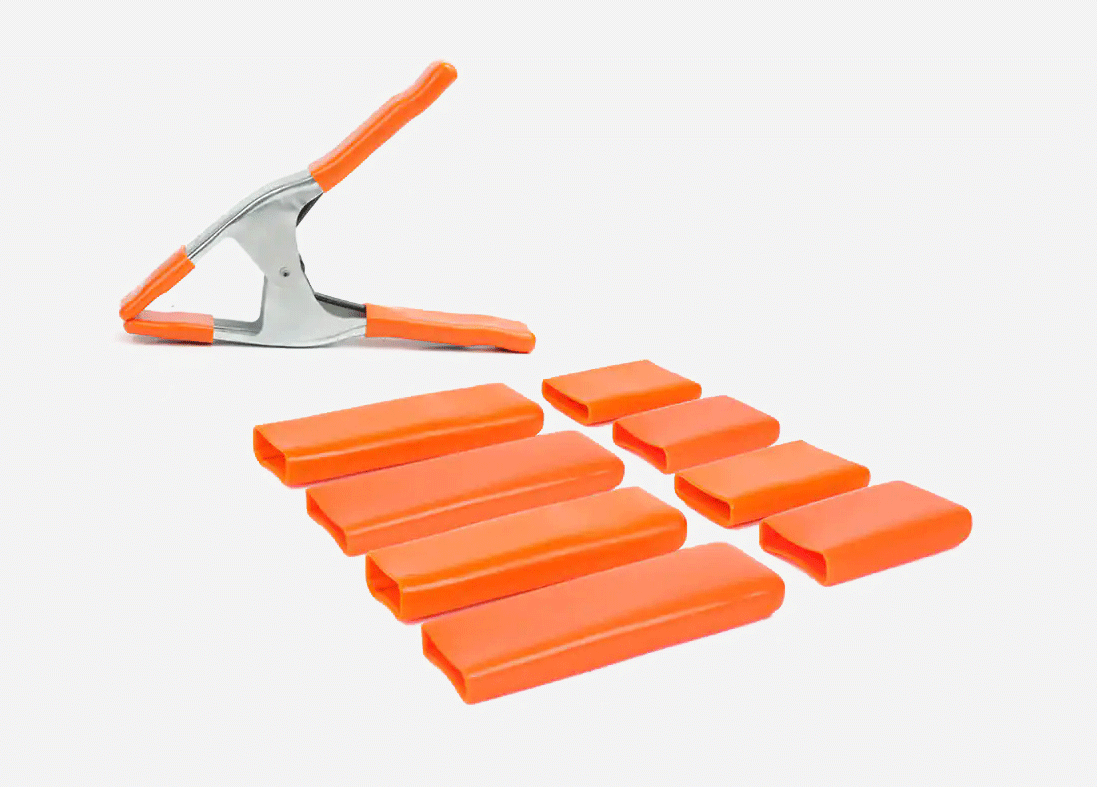 Work-protecting Clamp Pads for 3” Steel Spring Clamp