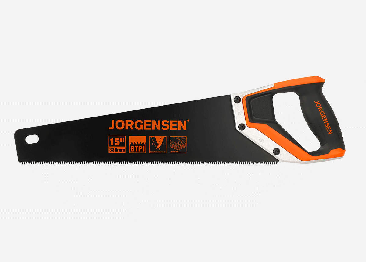 15 in. Low Friction Black Coated Coarse Handsaw