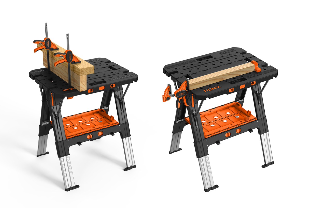 2-in-1 Clamping Worktable/sawhorse