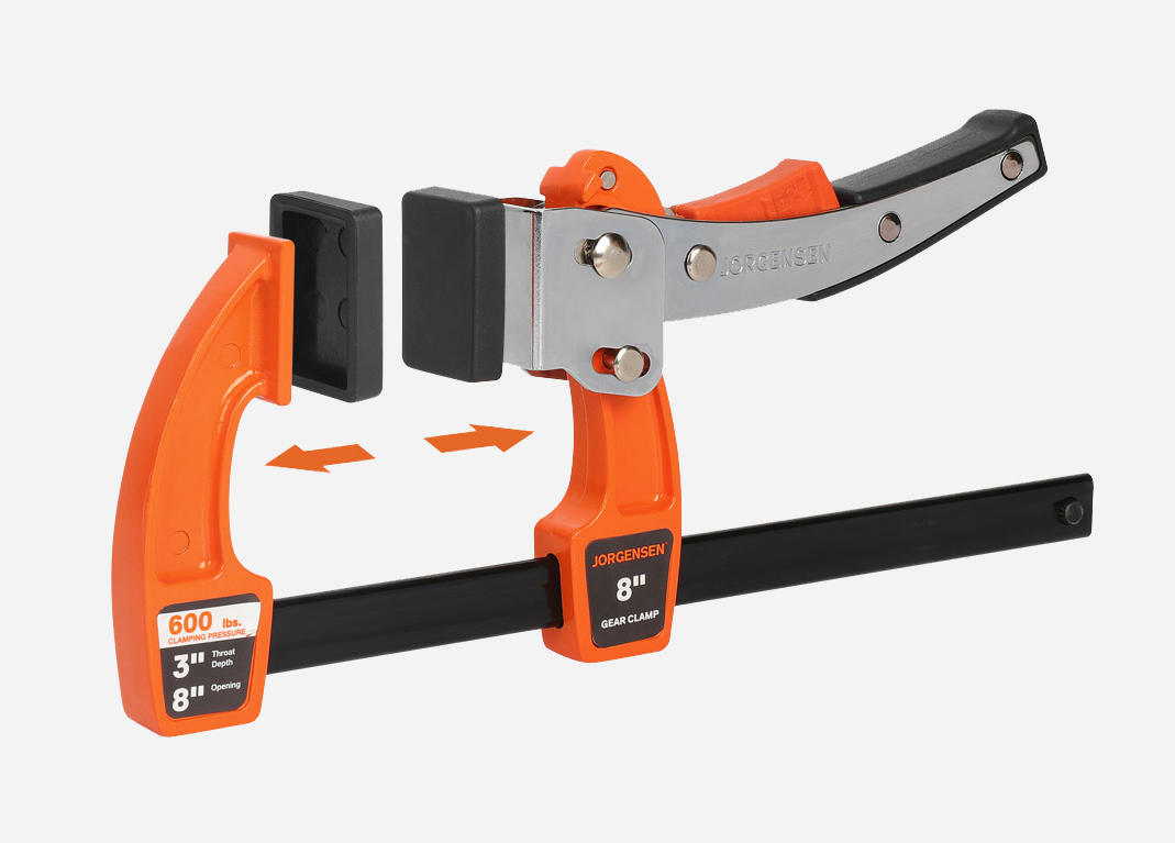 Gear clamp replacement pads