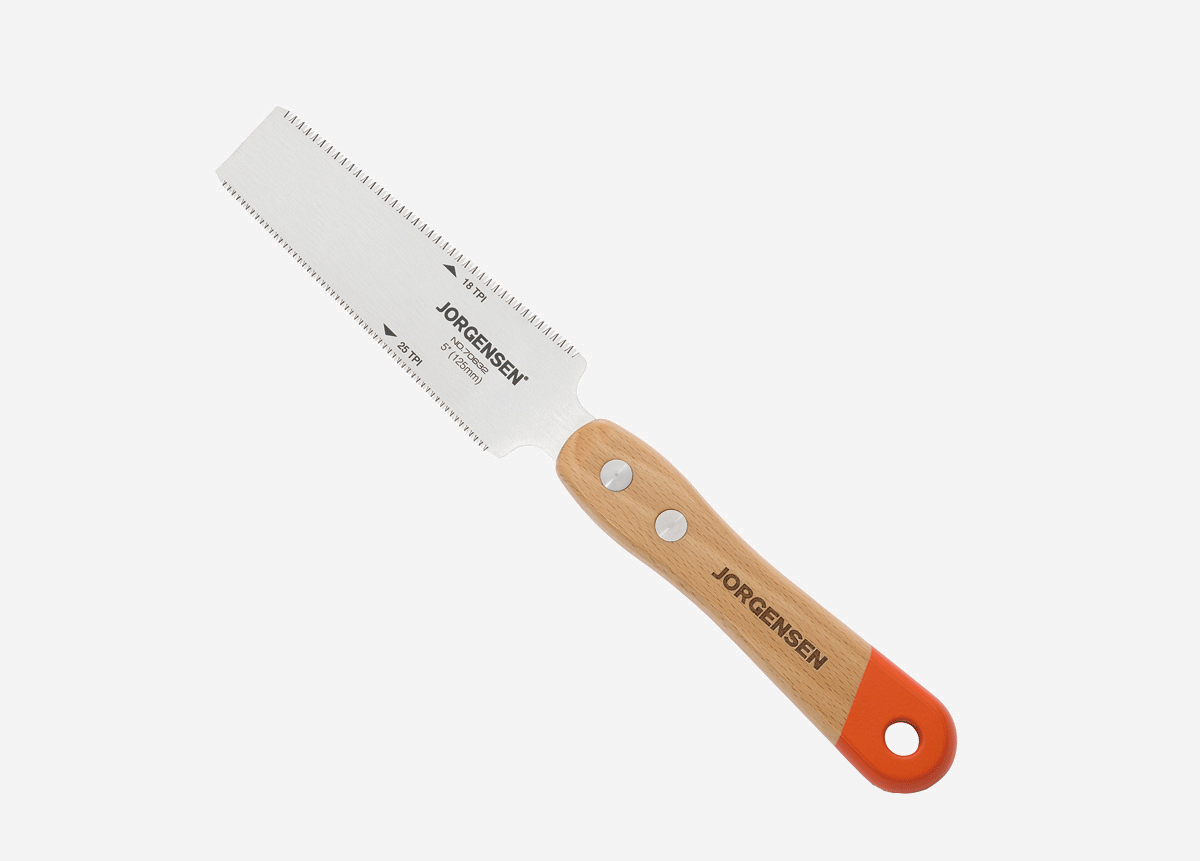5 in. Pro Double Edge Flush Cut Saw with Wood Handle