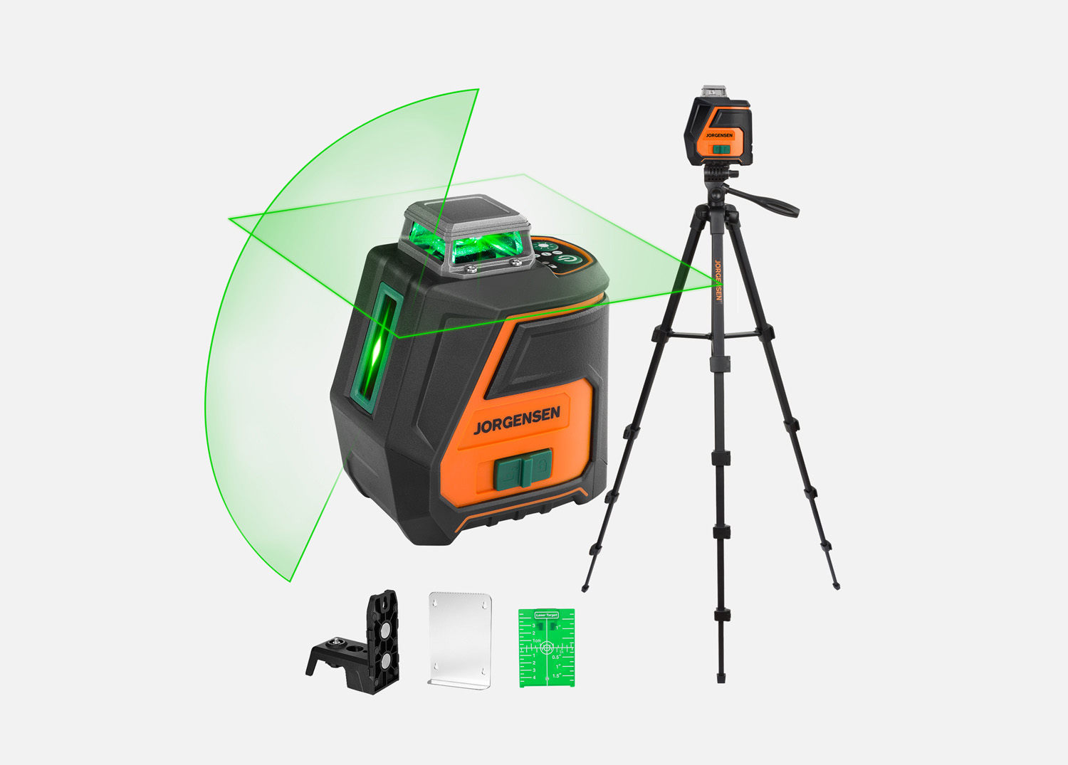 Rechargeable 100FT/30M Green Beam Self Leveling 360 Degree Cross Line Laser Level