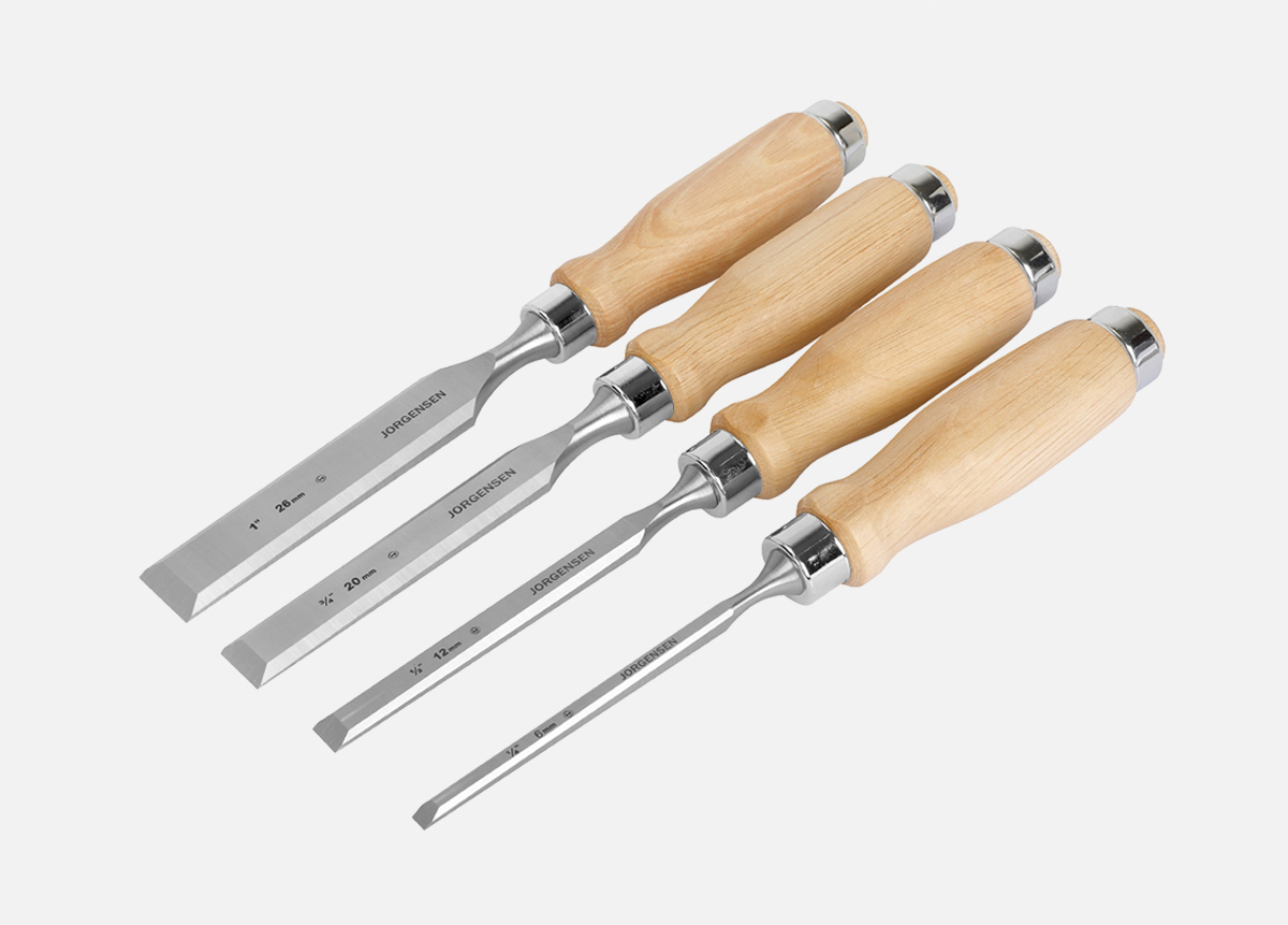 4-Piece Wood Chisel Set