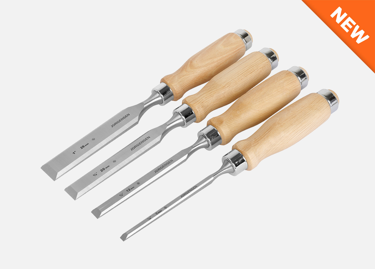 4-Piece Wood Chisel Set