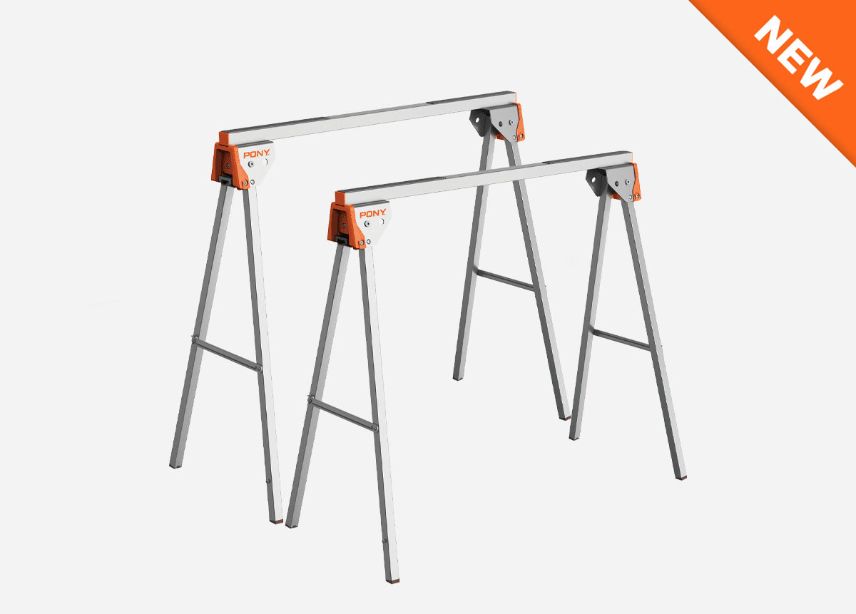 2-Piece Metal Sawhorse