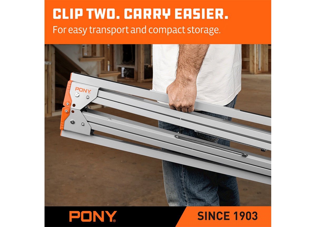 2-Piece Metal Sawhorse